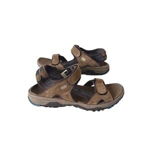 Kuru Tread Waterproof Leather Hiking Sport Sandal Brown Size Men's 11 Medium